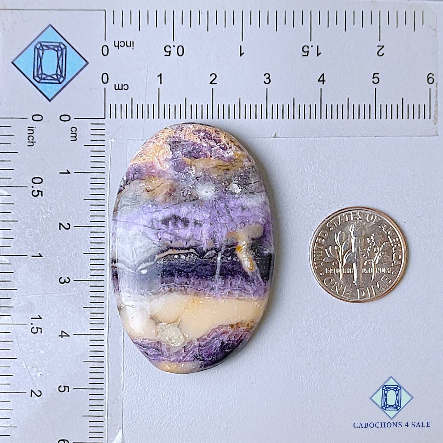 Natural Tiffany Stone Gemstone Oval Cabochons 46*30*7mm from USA available for sale