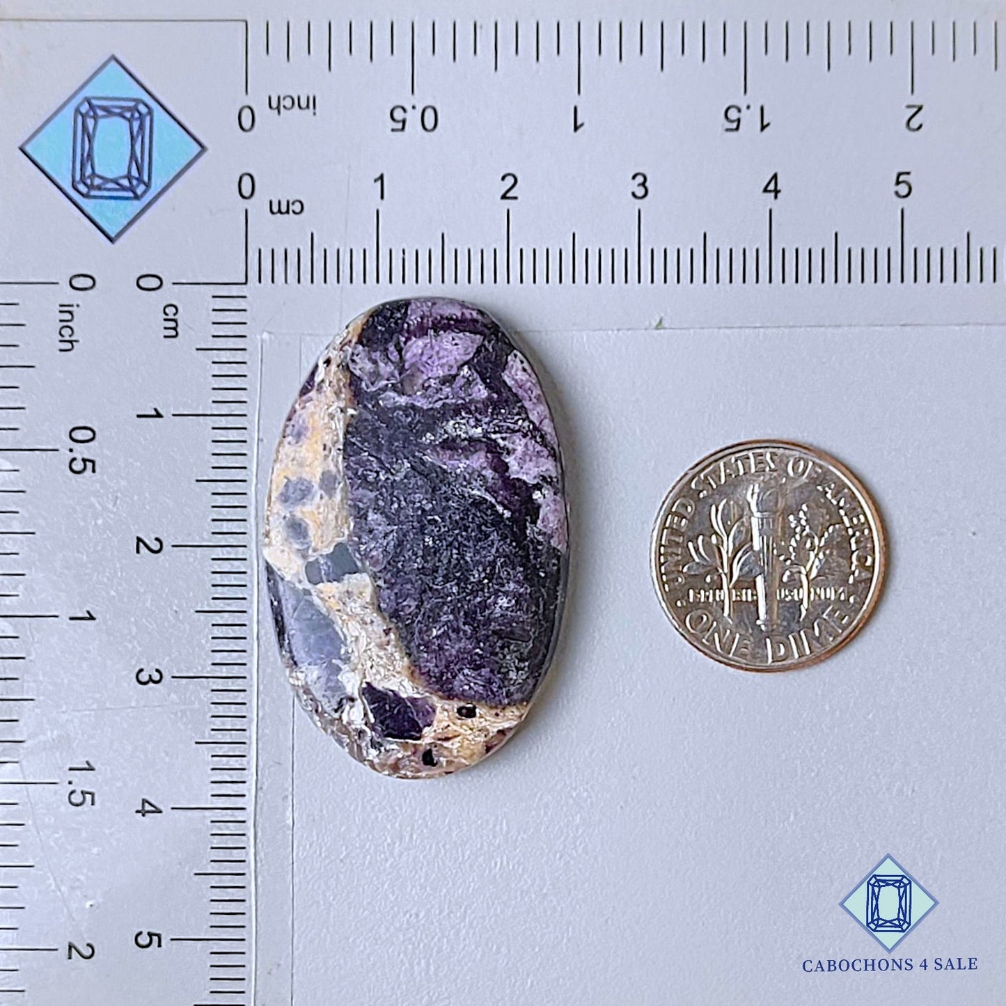 Natural Tiffany Stone Gemstone Oval Cabochons 36*23*5mm from USA available for sale