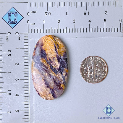 Natural Tiffany Stone Gemstone Oval Cabochons 41*24*6mm from USA available for sale