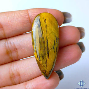 Tiger Eye Pear Cabochons