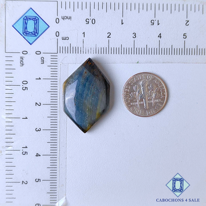 Tiger Eye Hexagon Cabochons