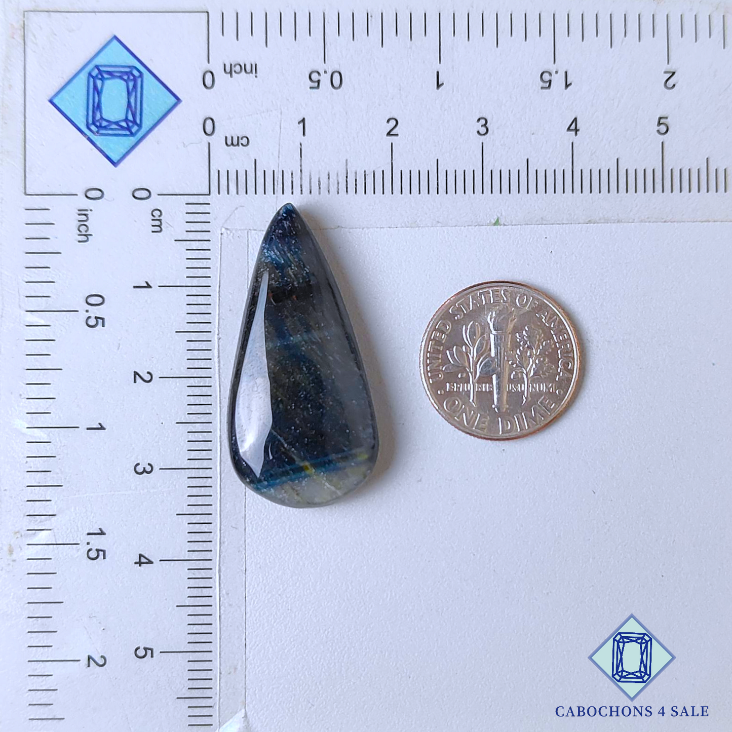 Tiger Eye Pear Cabochons