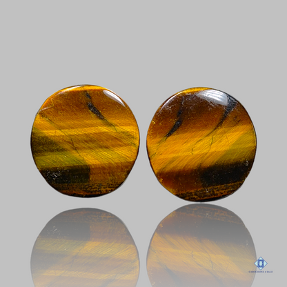 Tiger Eye-c4sw1500-Round-Yellow-Pairs