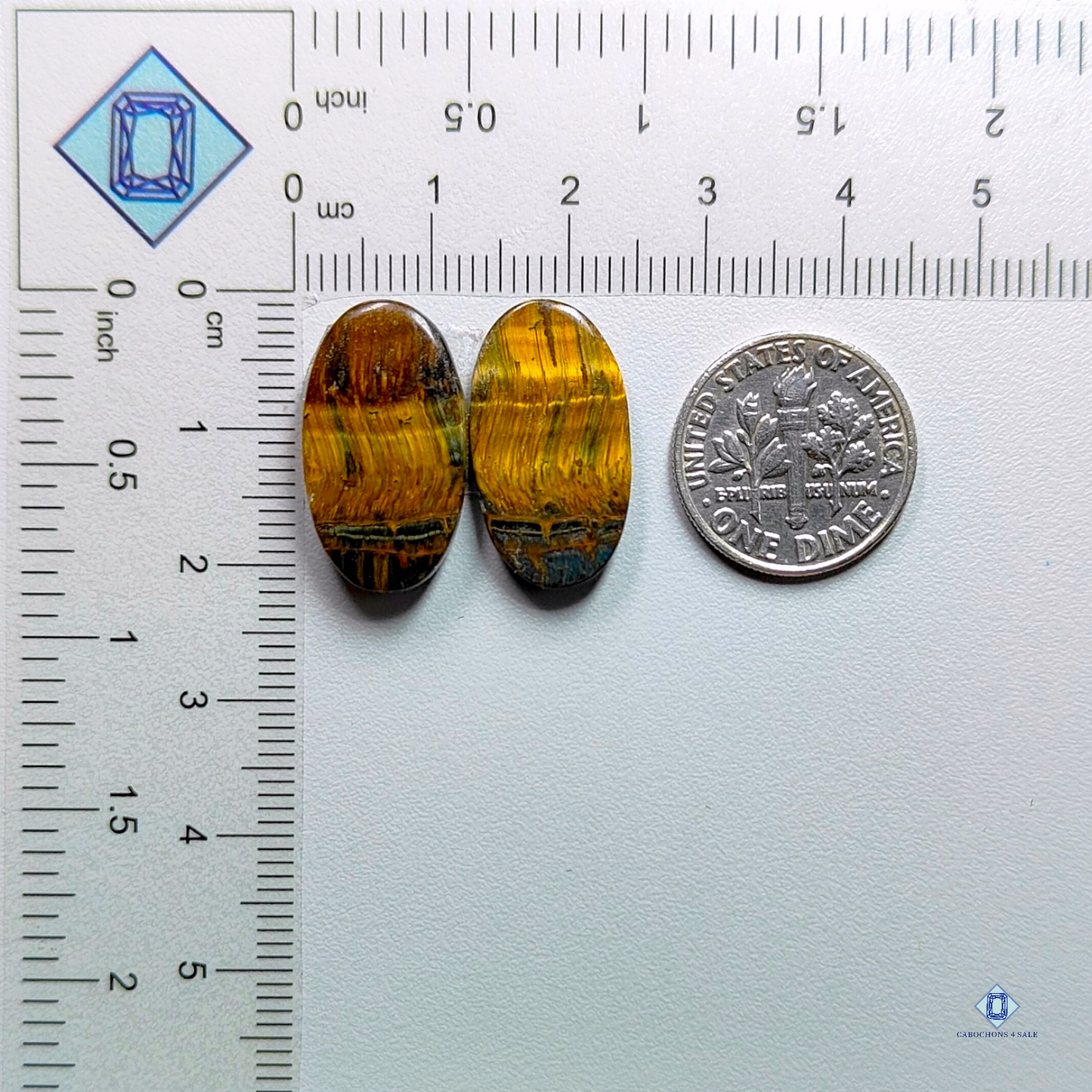 Tiger Eye-oval-cabochons