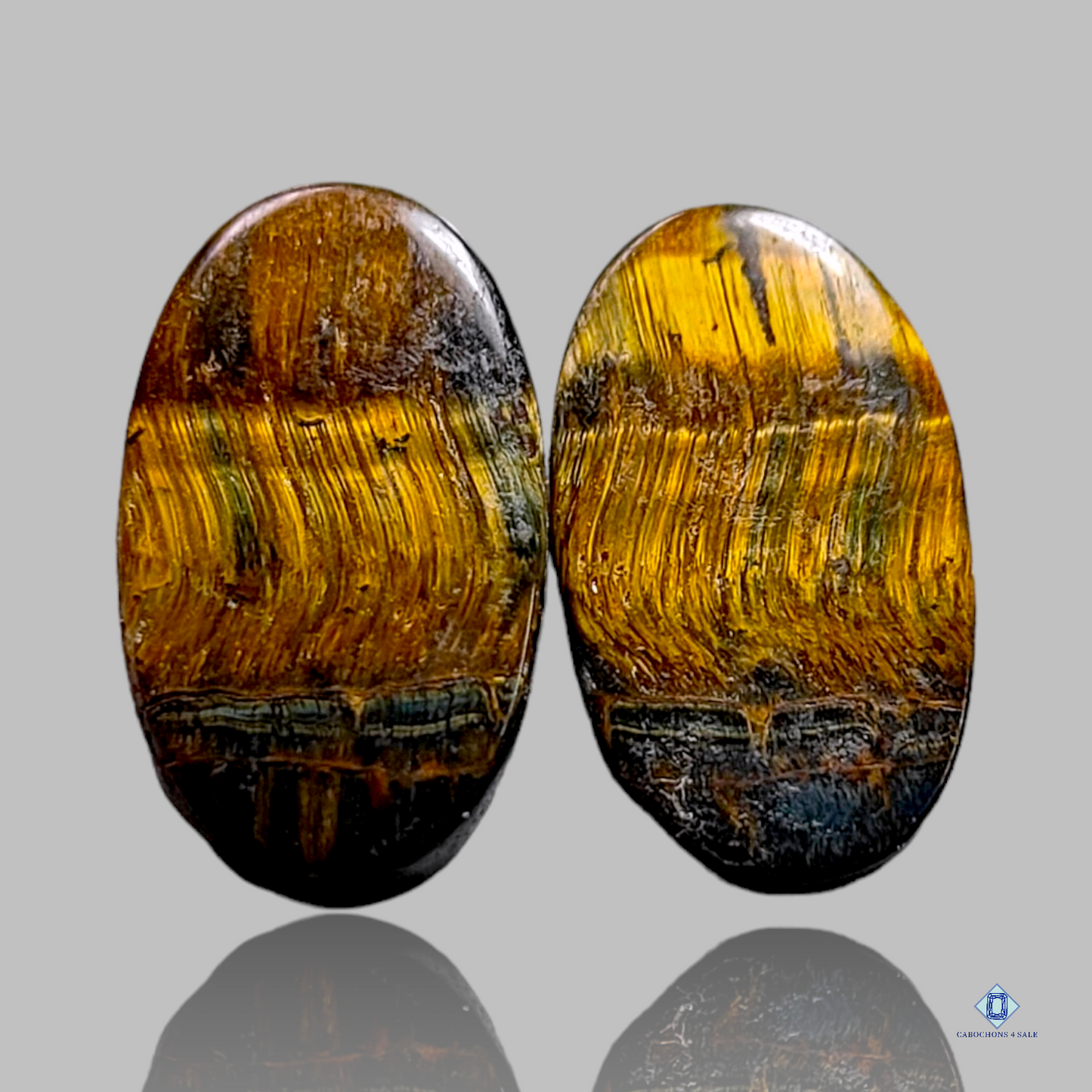 Tiger Eye-oval-cabochons