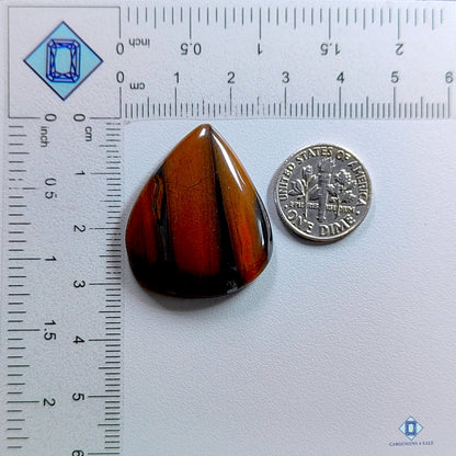 Tiger Eye Pear Cabochons