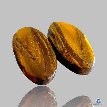 Tiger Eye Oval Pairs