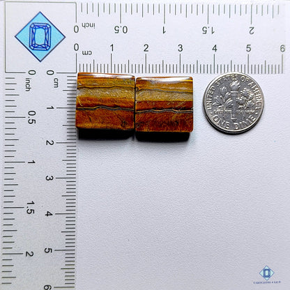 Tiger Eye Square Pairs