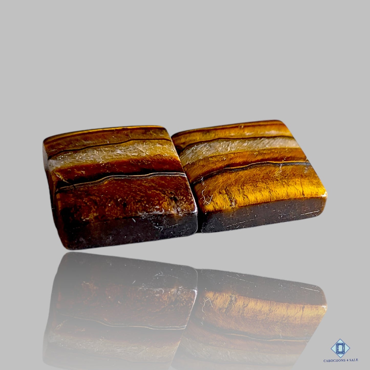 Tiger Eye Square Pairs