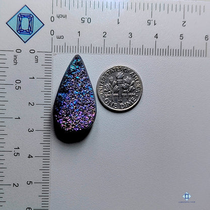 Titanium Pear Druzy