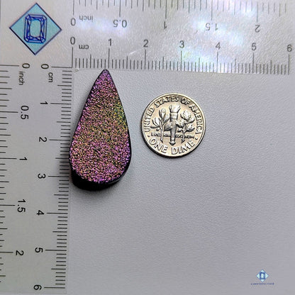 Titanium Pear Druzy