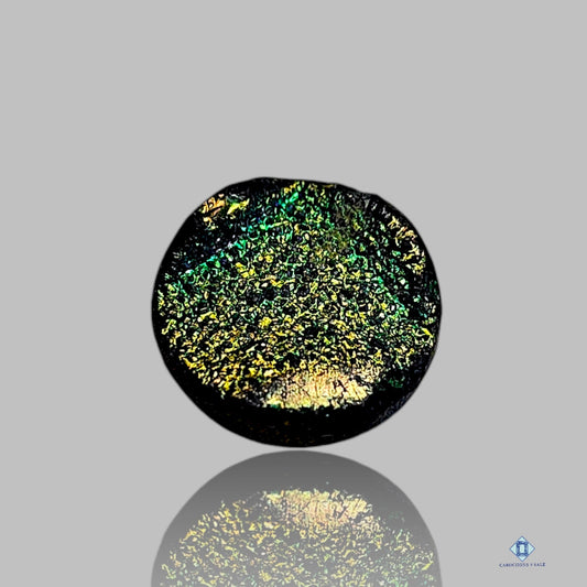 Titanium Round Druzy