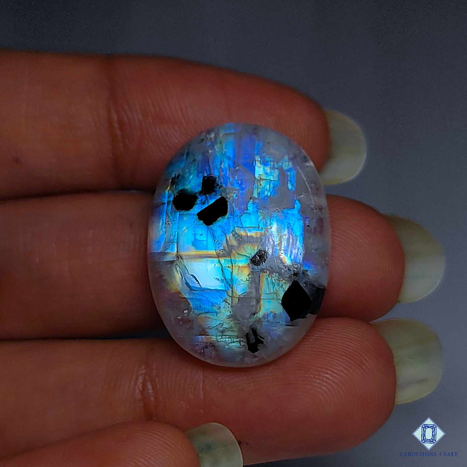 Tourmaleted Moonstone