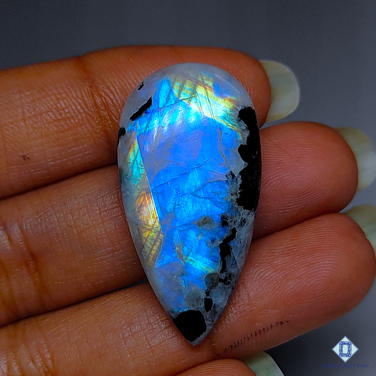 Tourmaleted Moonstone