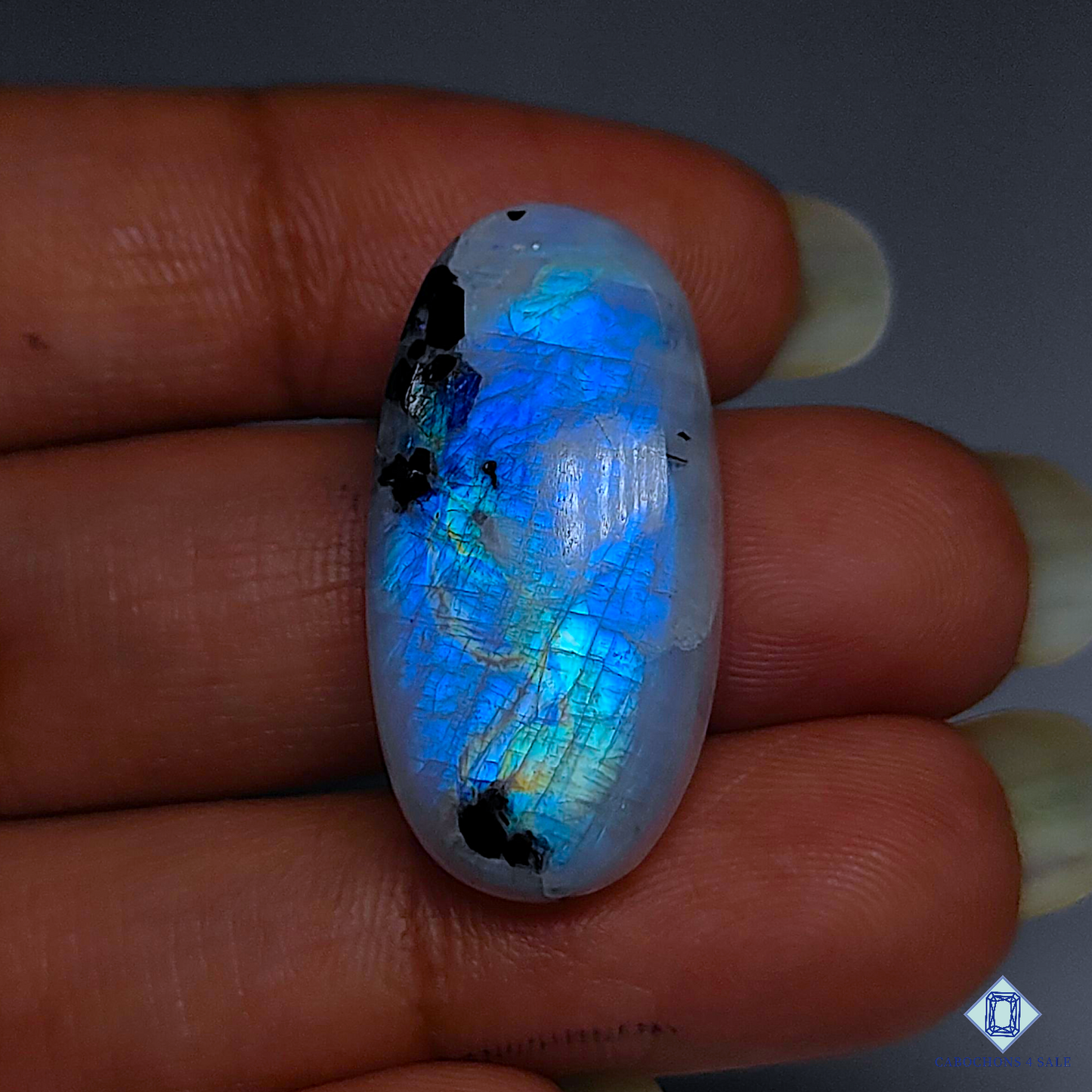 Tourmaleted Moonstone