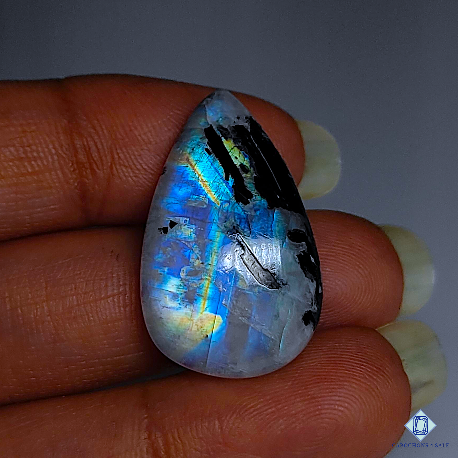 Tourmaleted Moonstone