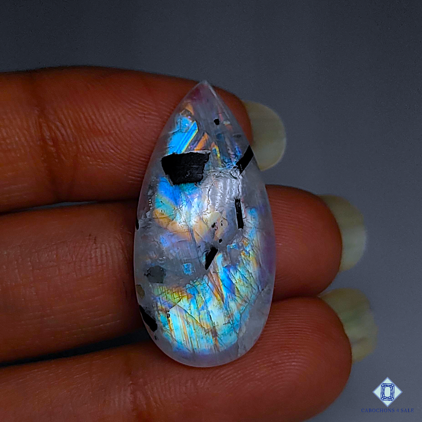 Tourmaleted Moonstone