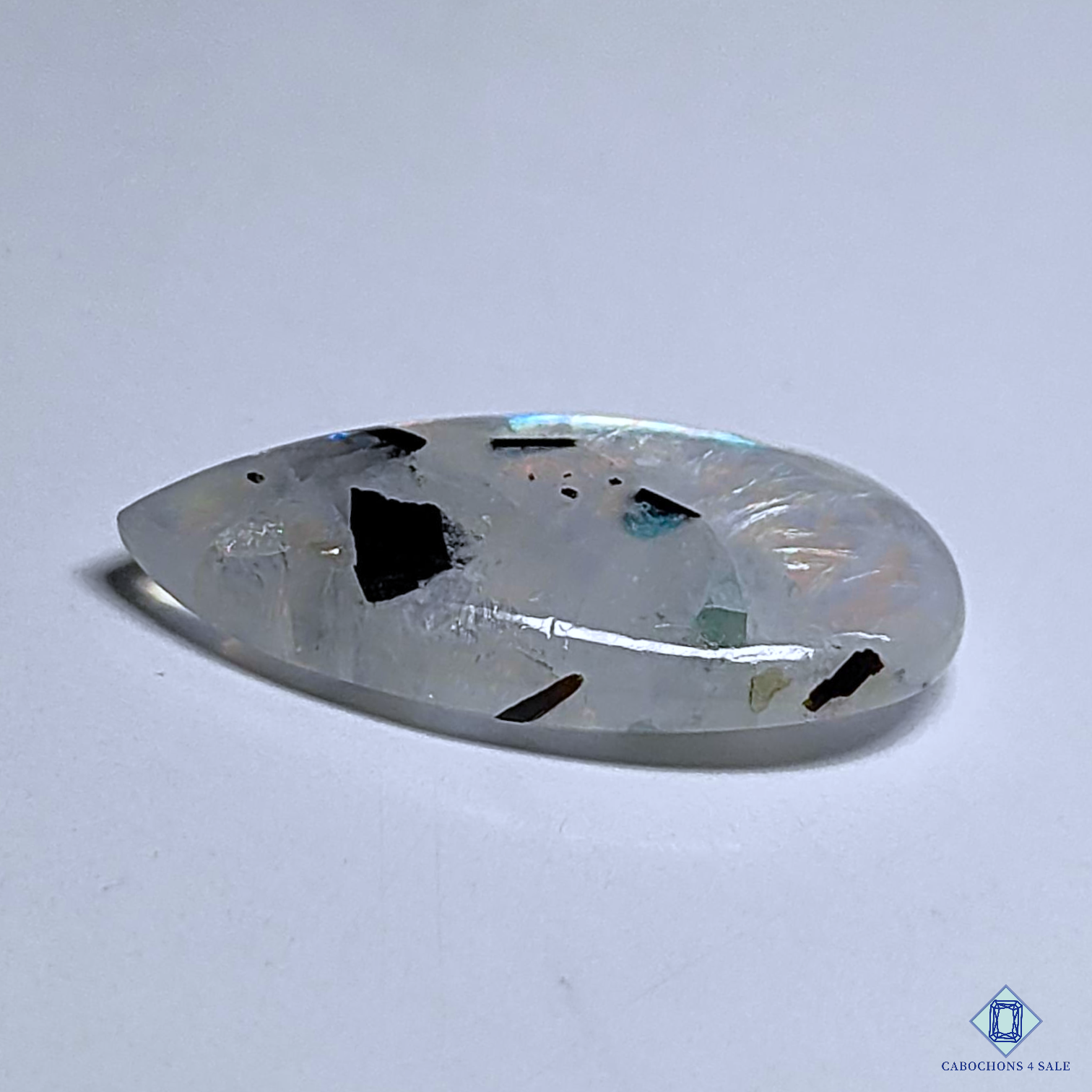 Tourmaleted Moonstone