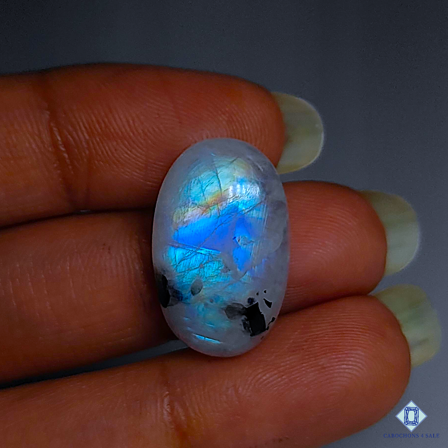 Tourmaleted Moonstone