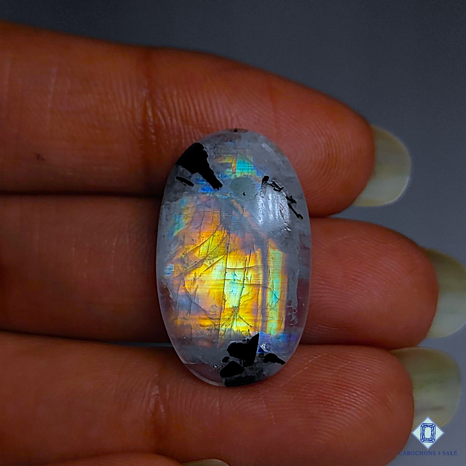 Tourmaleted Moonstone