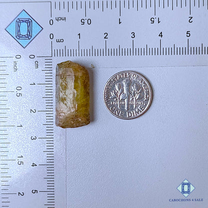 Piedra preciosa aguamarina verde natural drusa de 24 x 12 x 8 mm, procedente de Brasil, disponible para la venta.