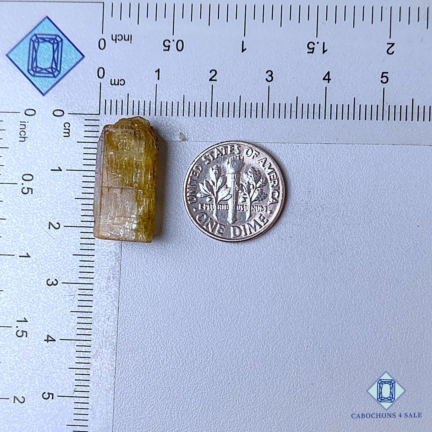 Piedra preciosa aguamarina verde natural drusa de 22 x 9 x 8 mm, procedente de Brasil, disponible para la venta.