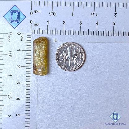 Natural Green Aquamarine Gemstone  Fancy Druzy 23*7*6mm from Brazil  available for sale