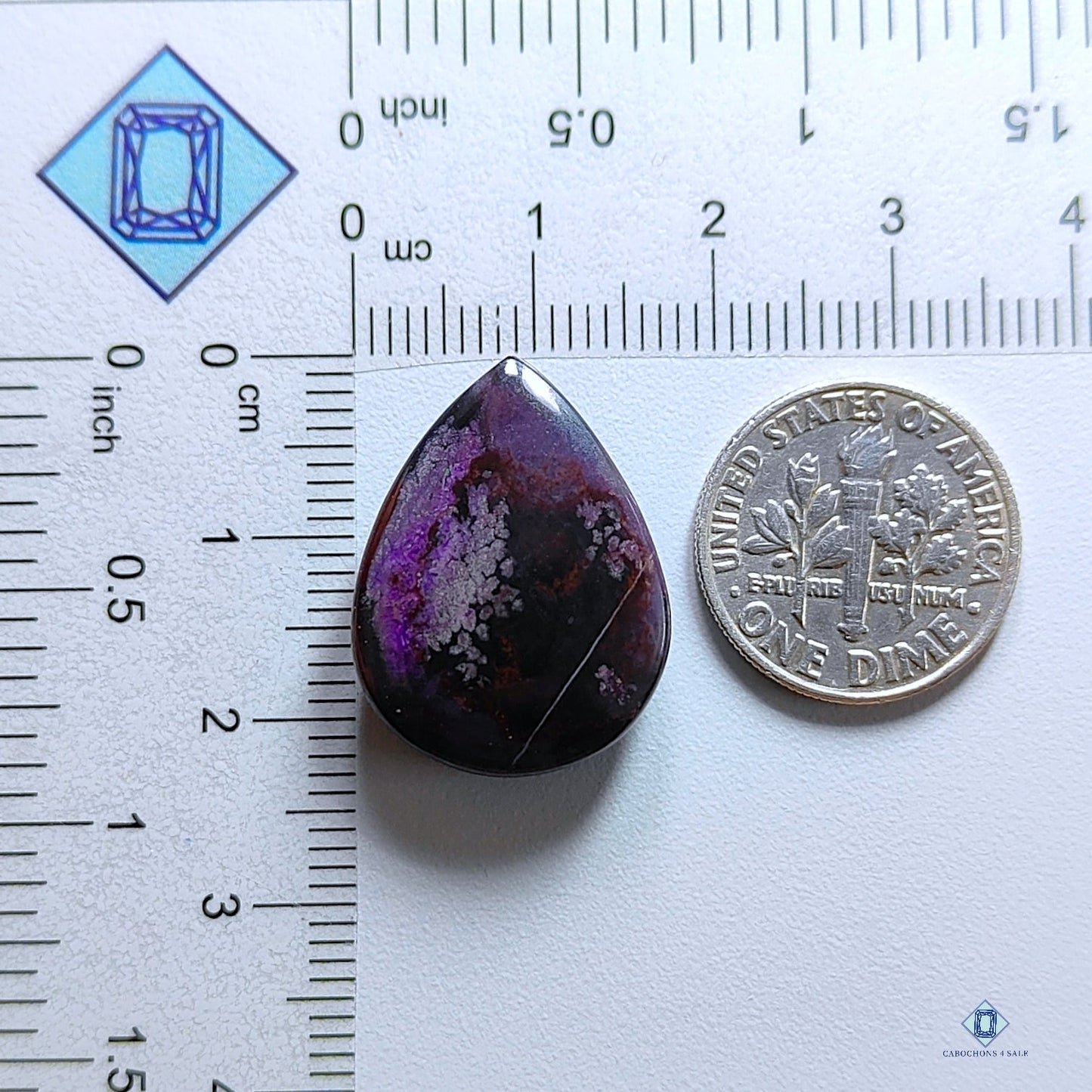 Sugilite Pear Cabochons