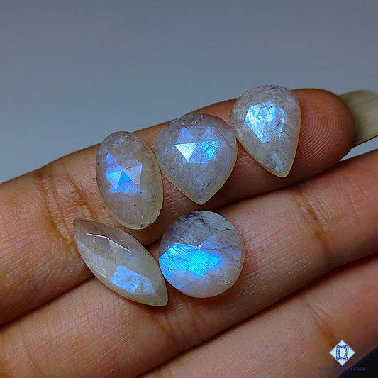 Transparent African White Moonstone