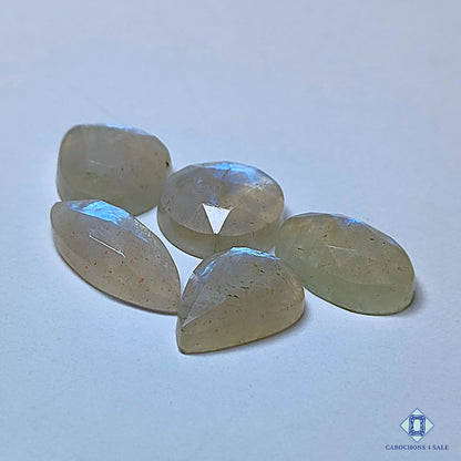 Transparent African White Moonstone