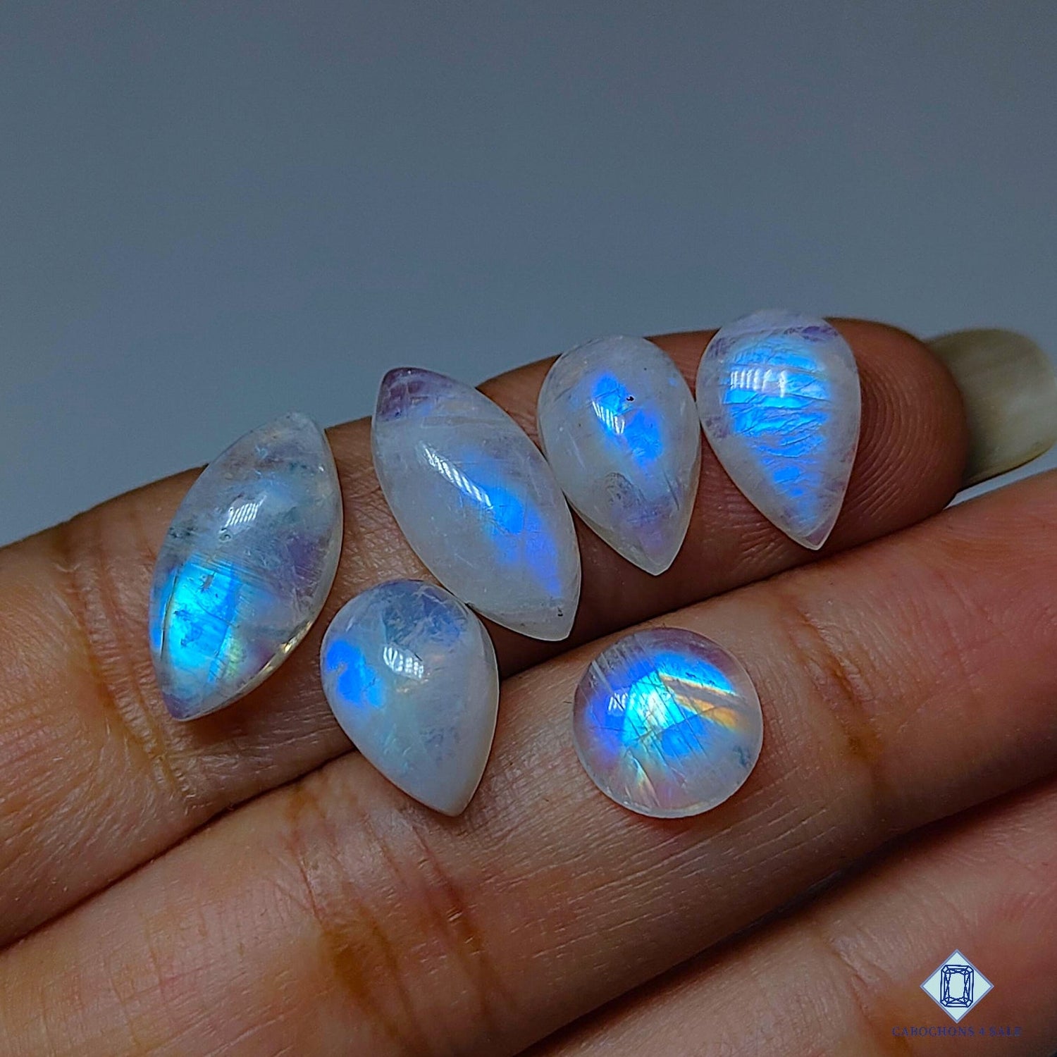 Transparent Blue Moonstone