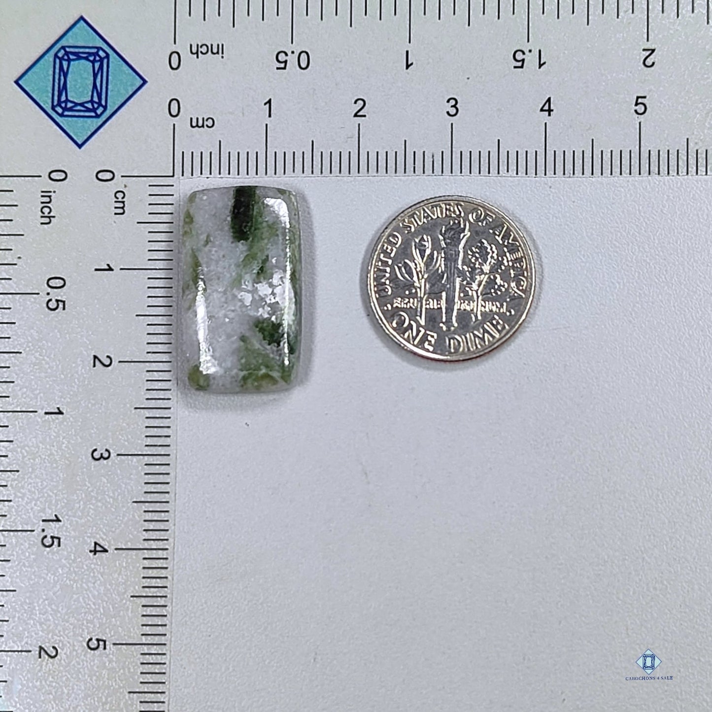 Tree Agate Rectangle Cabochons