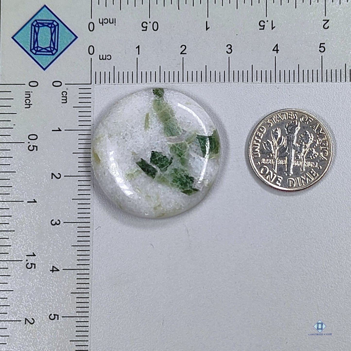 Tree Agate Round Cabochons