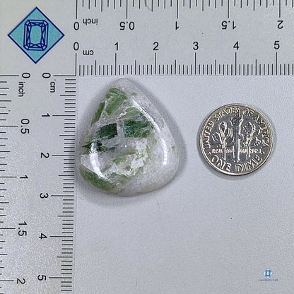 Tree Agate Pear Cabochons