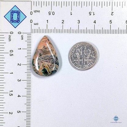 Turkish Stick Agate Pear Cabochons