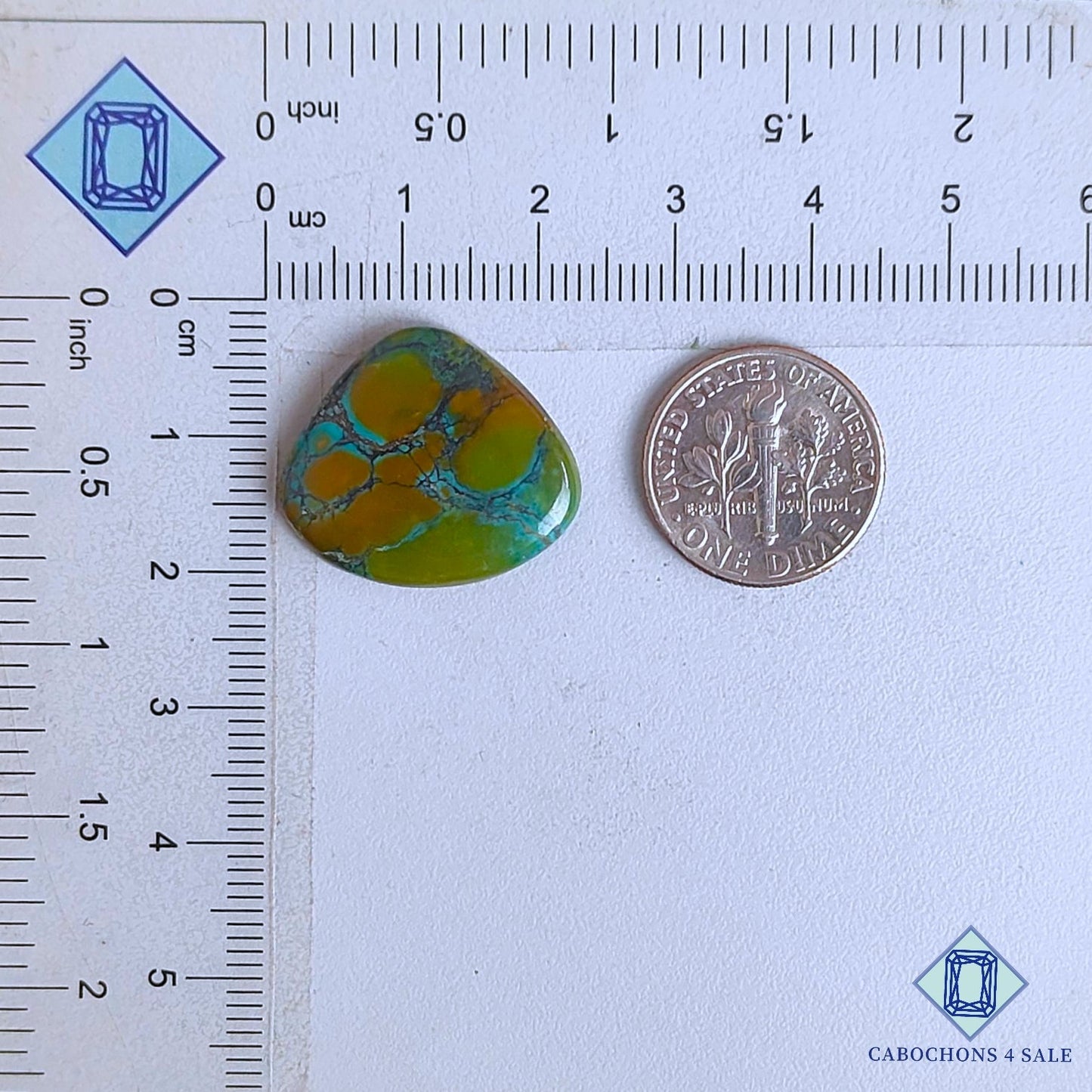 Cabujones de turquesa natural en forma de pera, 22 x 19 x 3 mm, de EE. UU., disponibles para la venta.