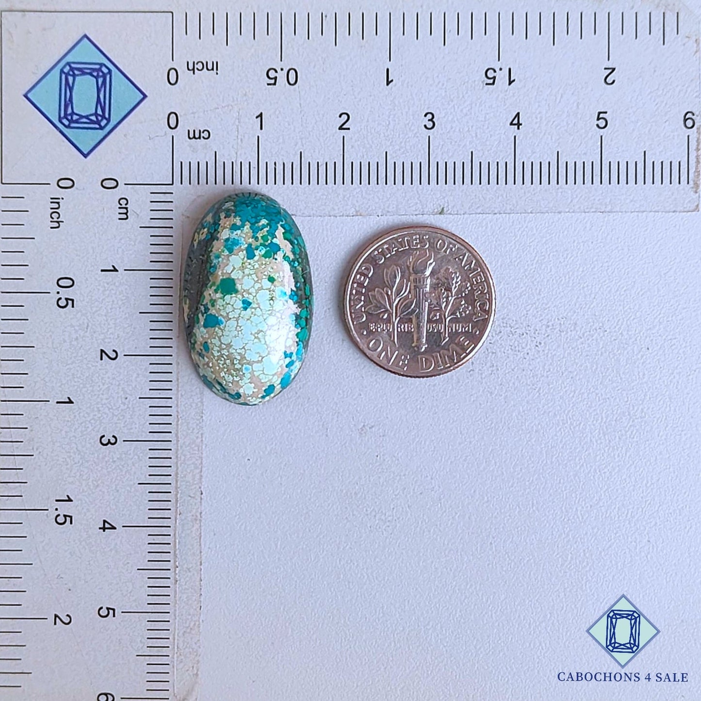 Natural Turquoise Gemstone  Oval Cabochons 25*15*6mm From USA available for sale