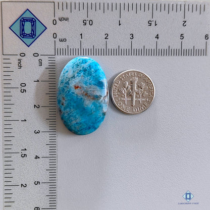 Turquoise Apatite Oval Cabochons