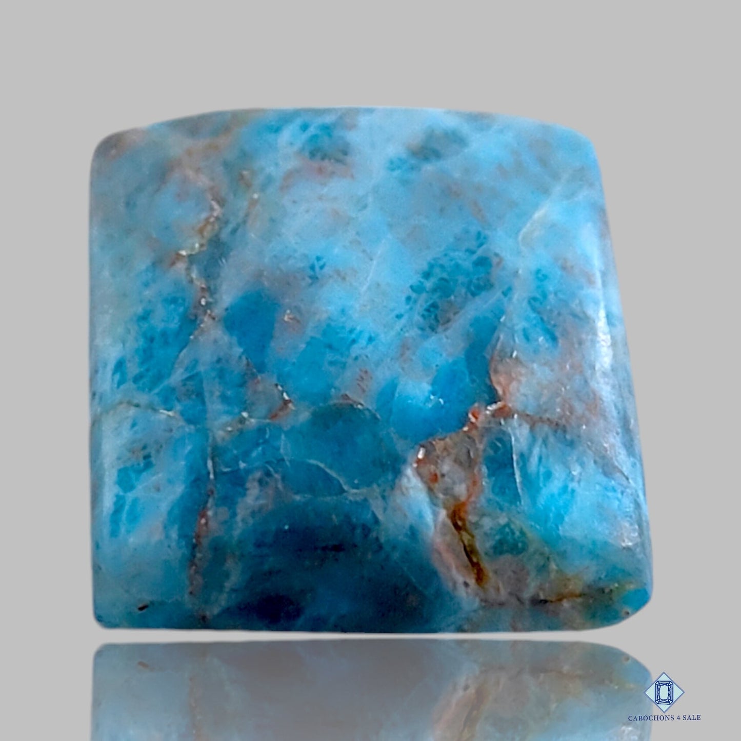 Turquoise Apatite Square Cabochons