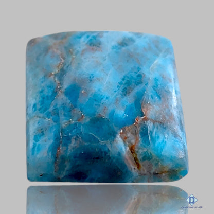 Turquoise Apatite Square Cabochons