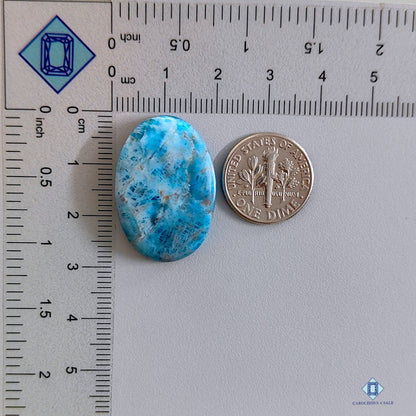 Turquoise Apatite Oval Cabochons