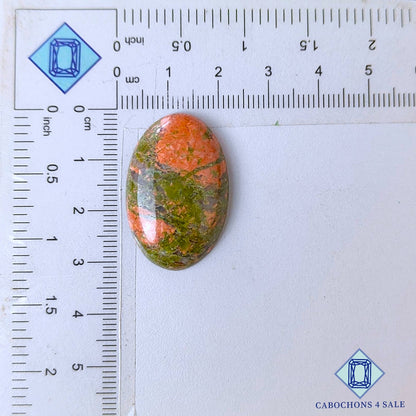 Natural Unakite Gemstone  Oval Cabochons 30*20*5mm from USA available for sale