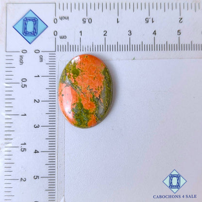 Natural Unakite Gemstone  Oval Cabochons 29*21*5mm from USA available for sale
