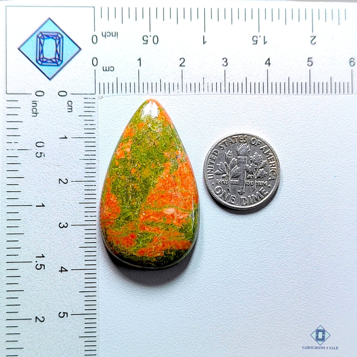 Unakite Pear Cabochons