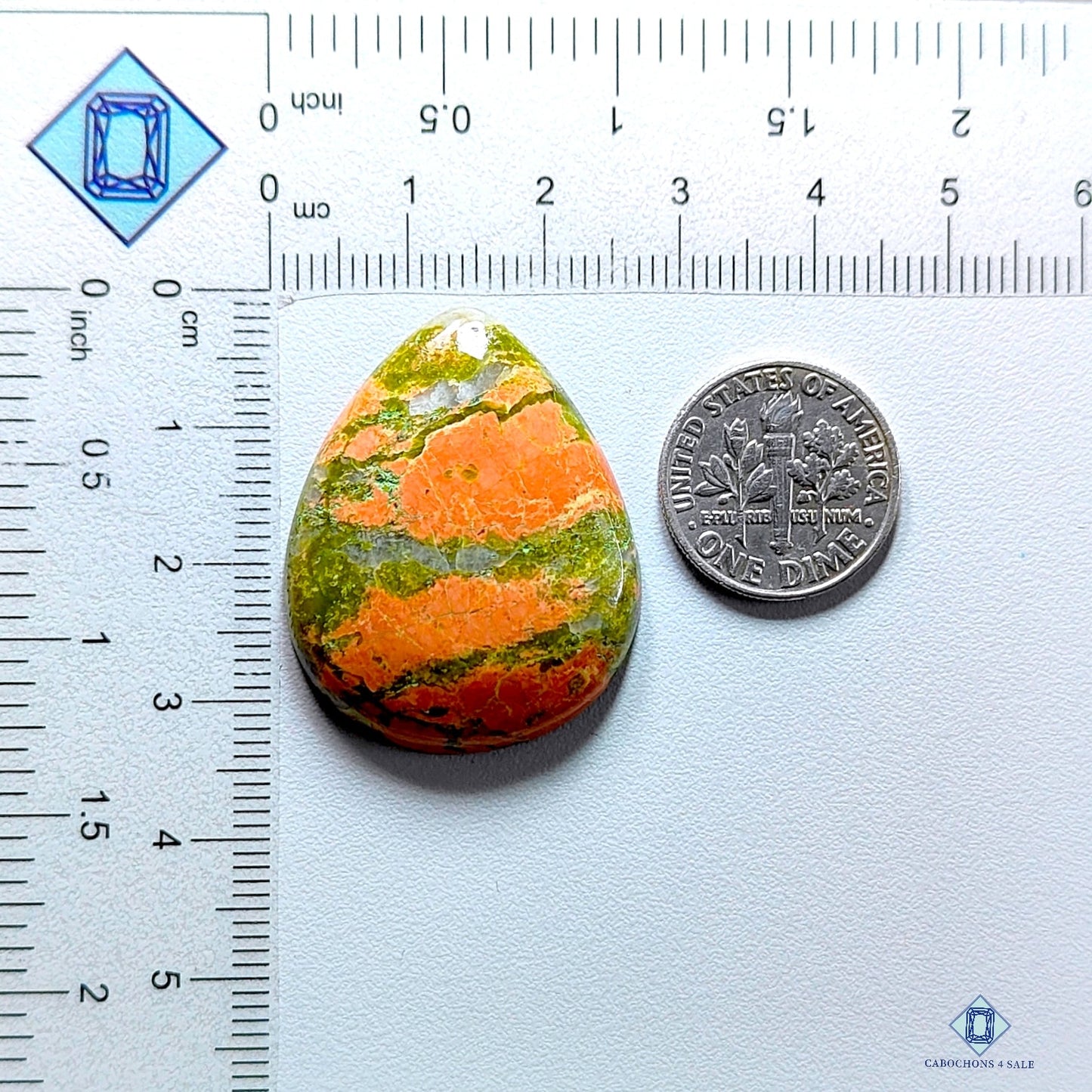 Unakite Pear Cabochons