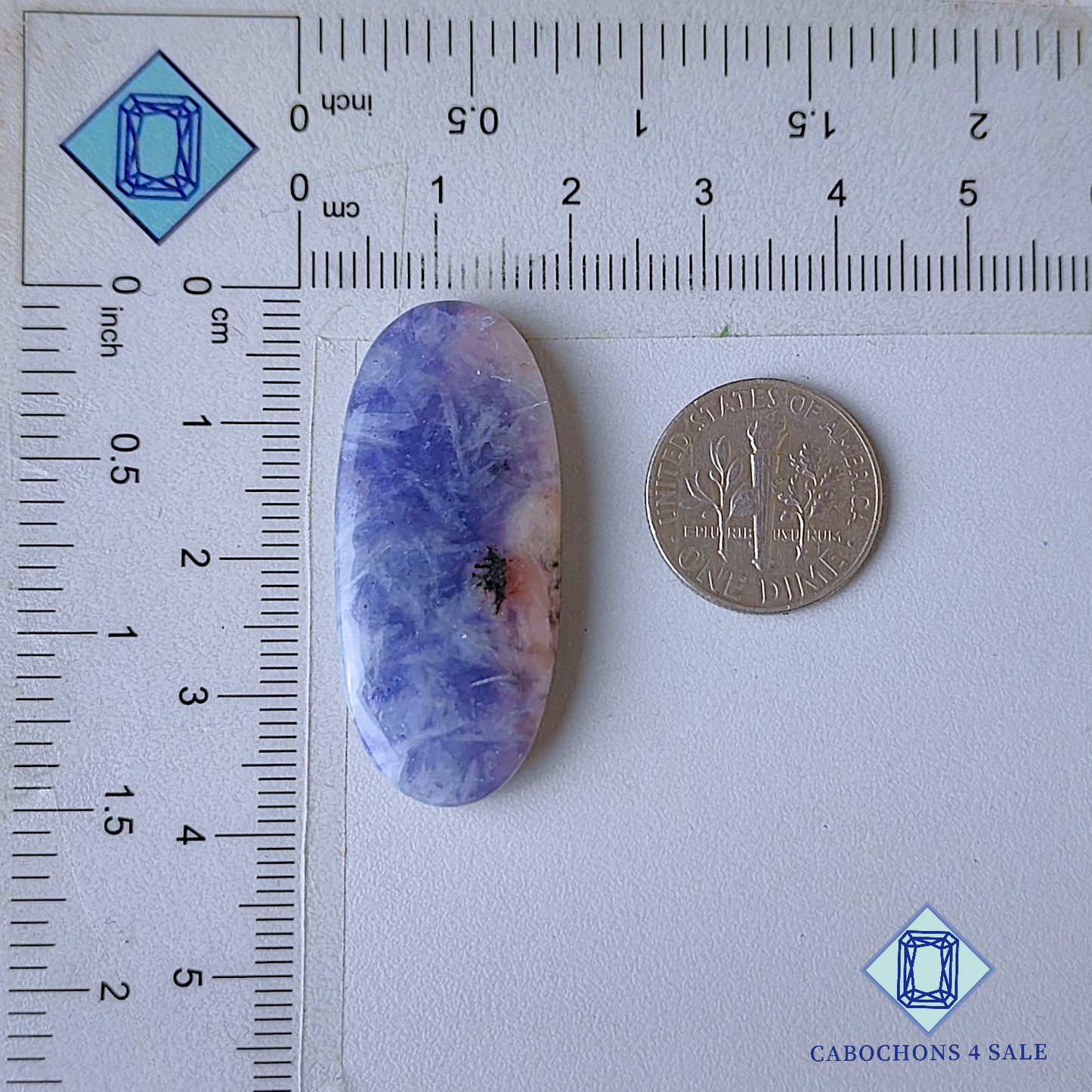 Unicorn Lepidolite Oval Cabochons