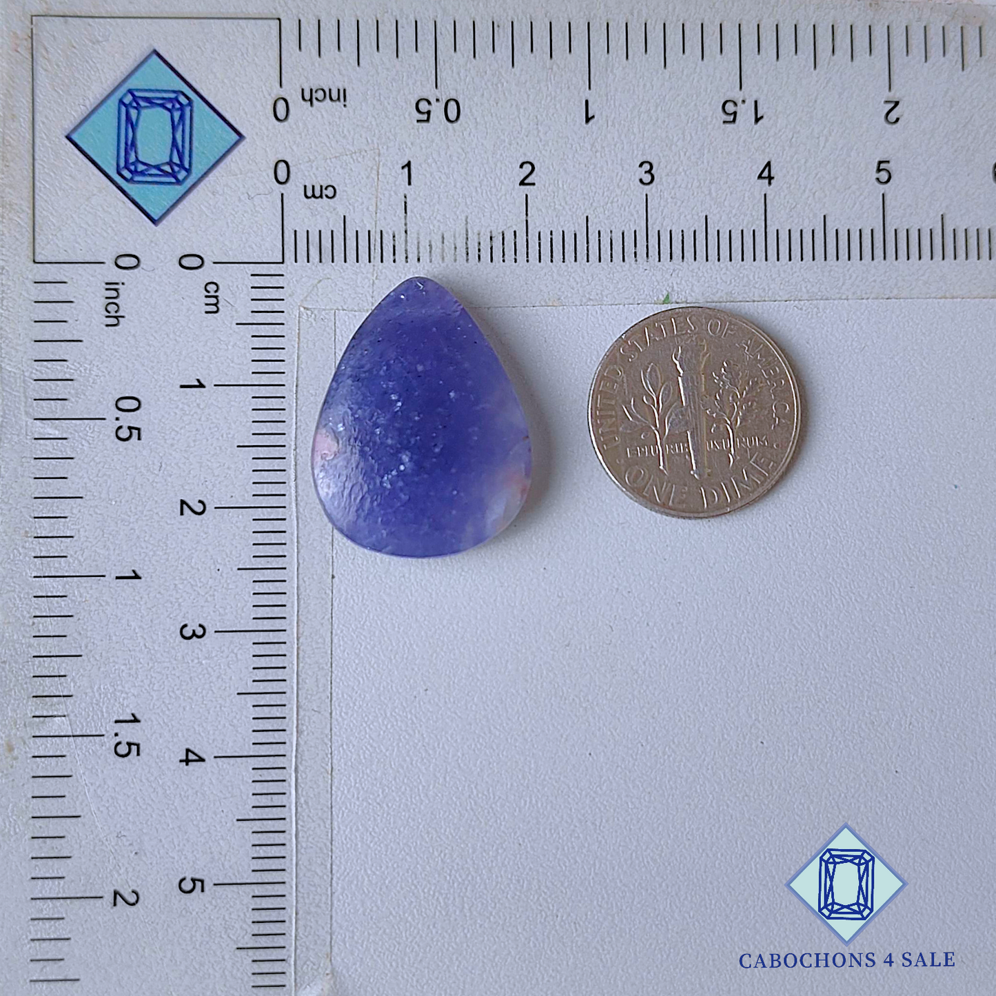 Unicorn Lepidolite Pear Cabochons