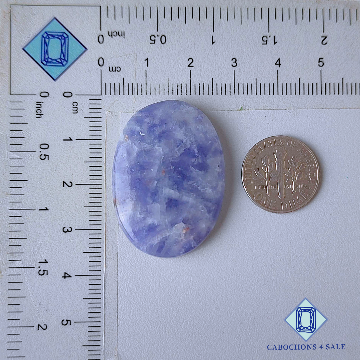 Unicorn Lepidolite Oval Cabochons