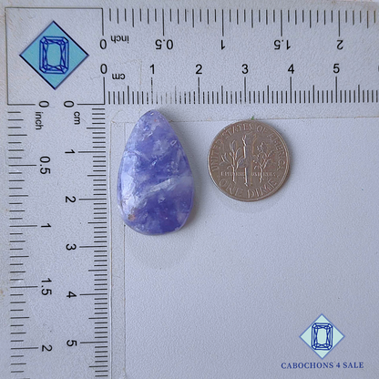 Unicorn Lepidolite Pear Cabochons