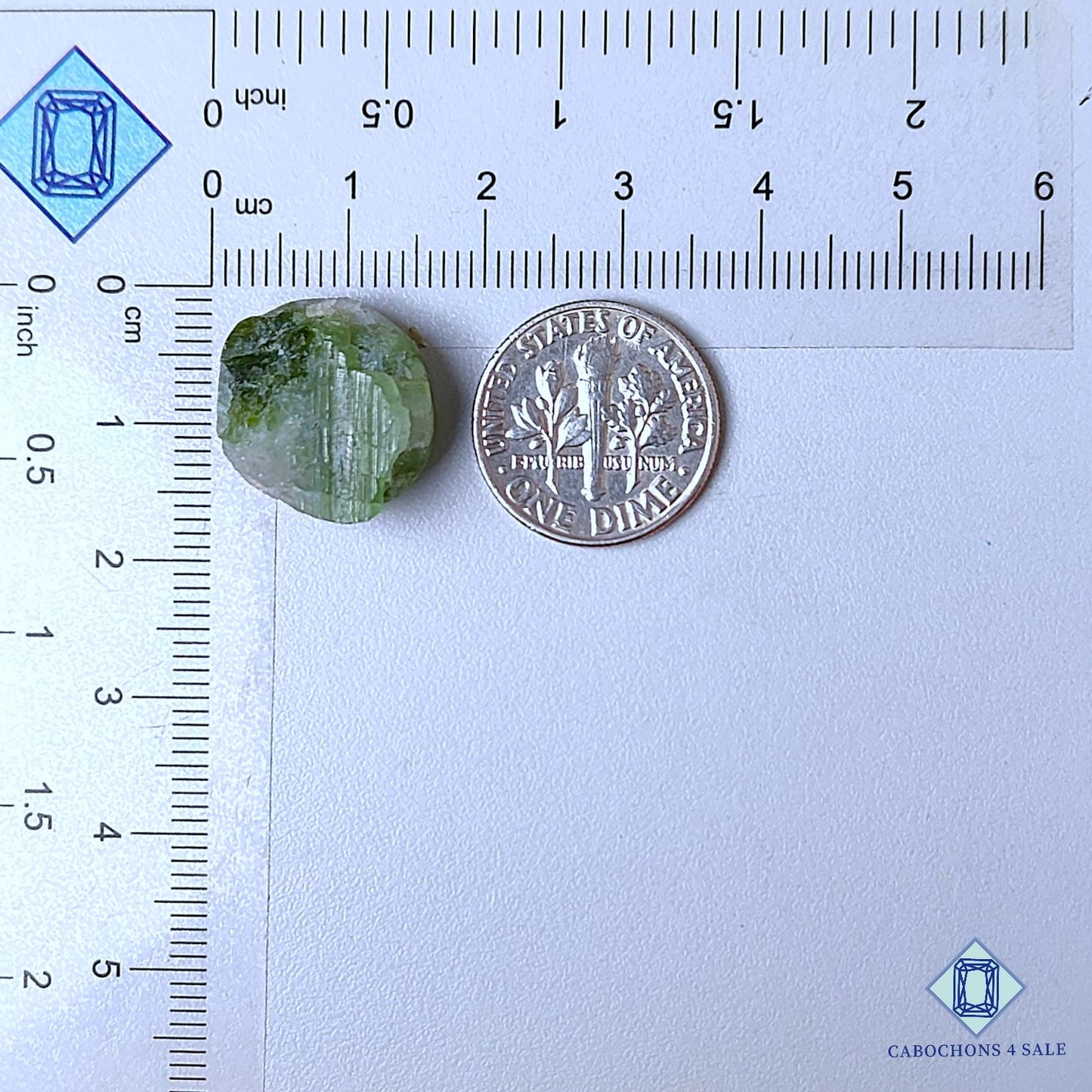 Natural Unicorn (Tourmaline) Gemstone  Round Druzy 16*9mm from India  available for sale